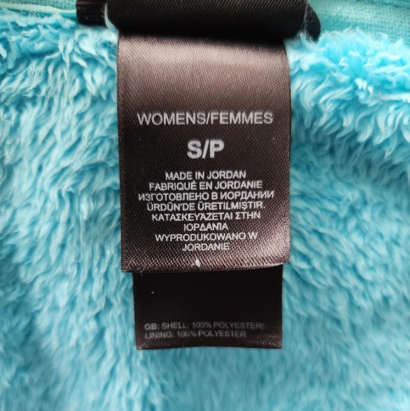 The North Face Osito Aqua Fleece Zip-Up Jacket Womens Small - Picture 12 of 13